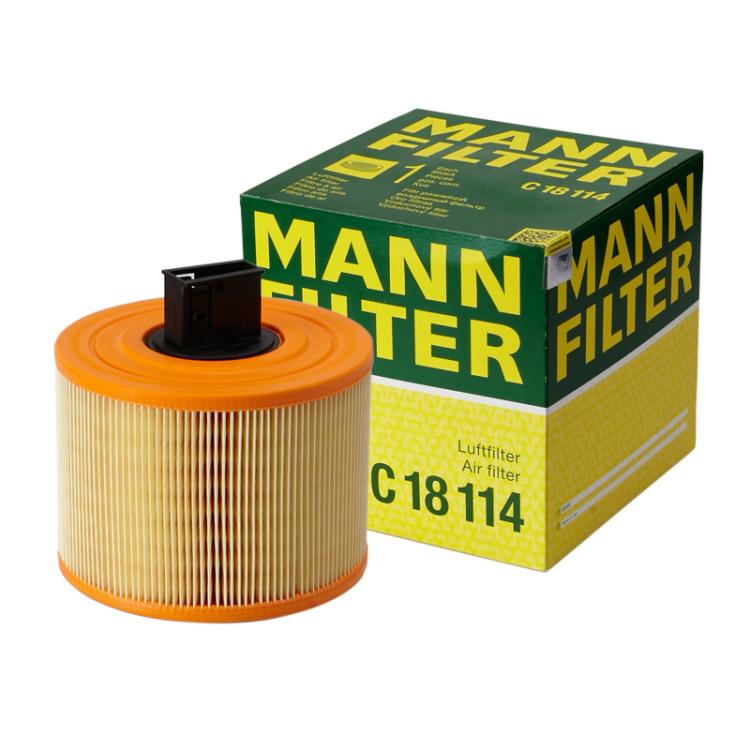 BMW 3 Series E90 325 330 and 1 Series 125 130, compatible with Mann air filter C18114