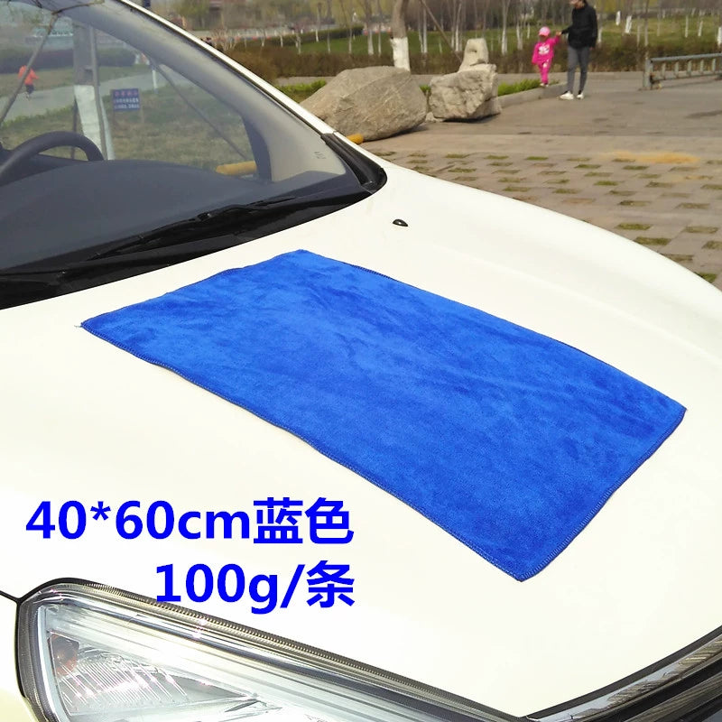 Avtomobil Absorbent Kiçik Ölçü 40*60 Avtomobil Yuma Dəsmalı Avtomobil Təmizləyici Bezi Qalınlaşdırılmış Xüsusi Salfetlər Təmizləyici Parça Avtomobil Yuma