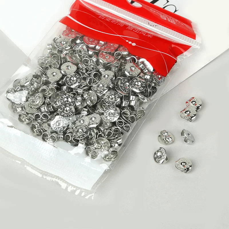 sırğa arxasına taxmaq sırğalar metal qulaq tıxacları qulaq tıxacları qulaq zərgərlikləri öz əlləri ilə hazırlanmış material kəpənək gülləsi sırğa tokası