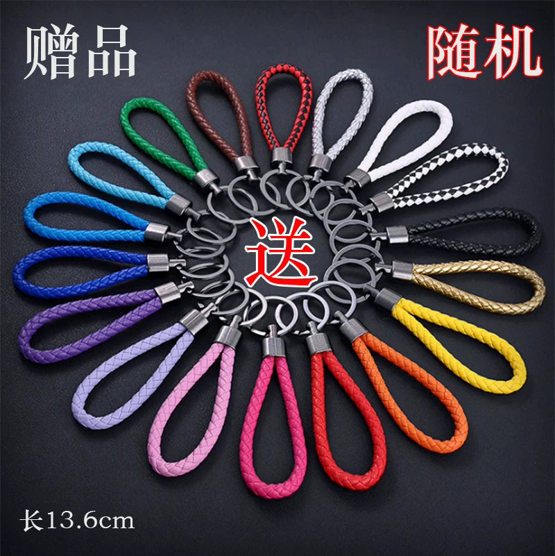 Chalcedony Lucky Money Bag Car Keychain Bodhi Lotus Creative Gift Key Chain Fashion Bag Decoration for Men and Women