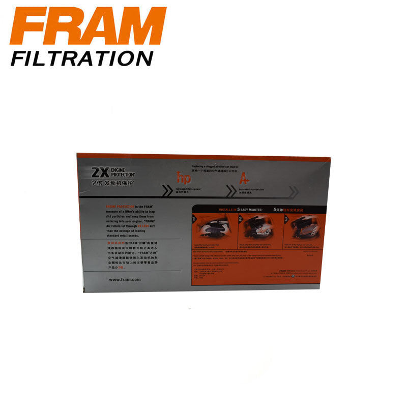 The FRAM CA9360 air filter is compatible with the Toyota Highlander and Camry Hybrid.