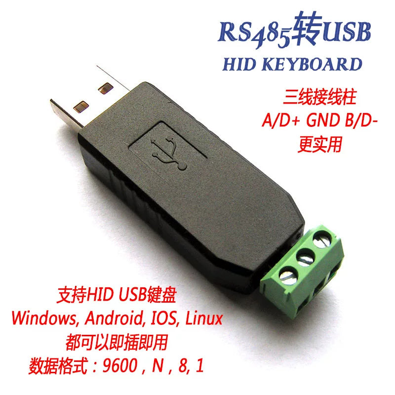 UsenDz@ Serial USB klaviatura protokolu çeviricisi RS232/RS485-dən USB klaviaturasına qoş və oyna