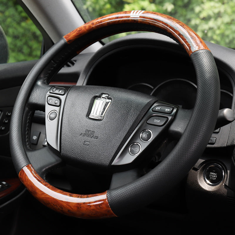 12/13/14-cü nəsil Toyota Crown sükan örtüyü, taxta, dəri və karbon lifli sükan örtüyü ilə təchiz olunmuş Crown Land Cruiser modifikasiyası üçün uyğundur.