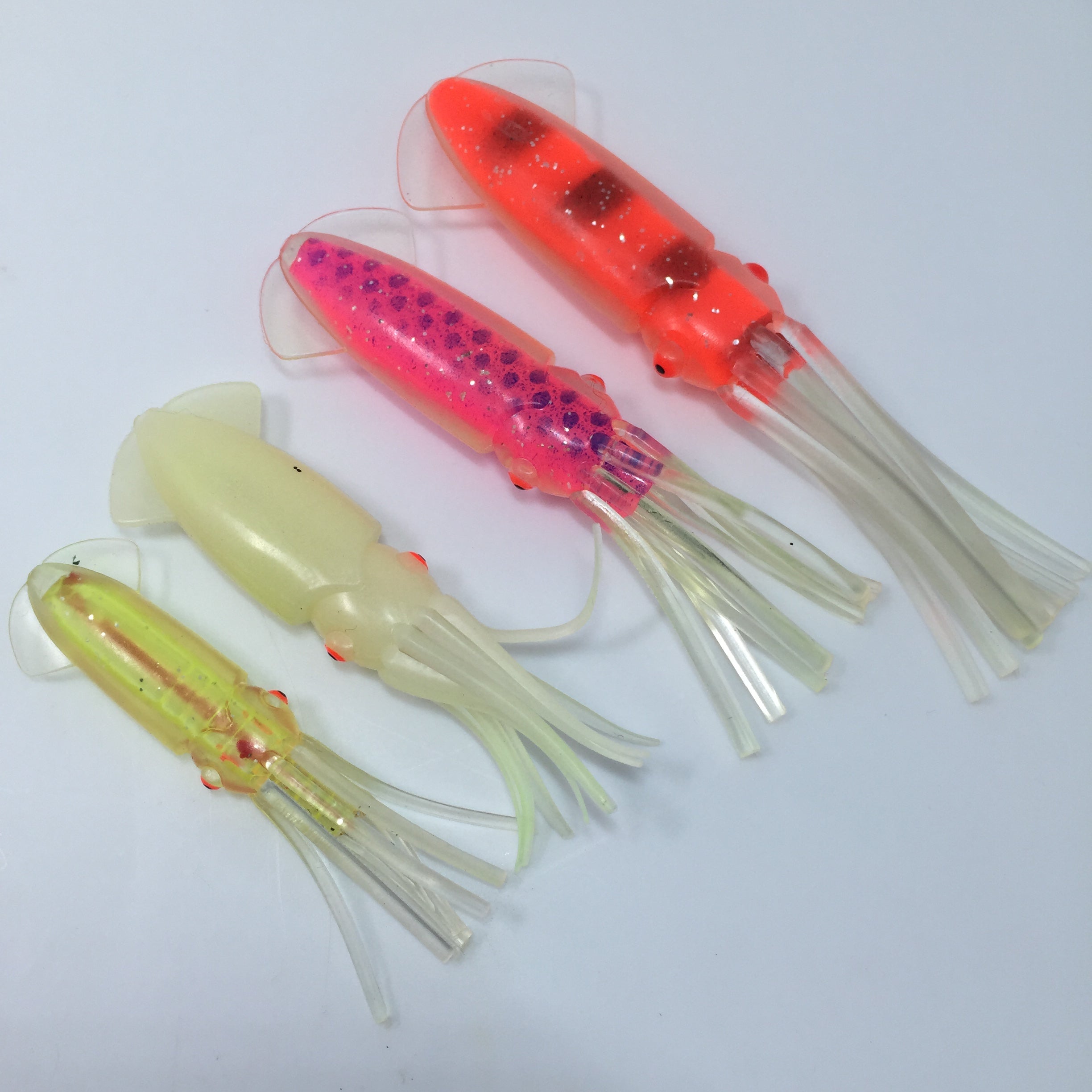 50 Pulsuz Göndərmə Proqramı İşıqlı Squid Bait Cazibe Yemi
