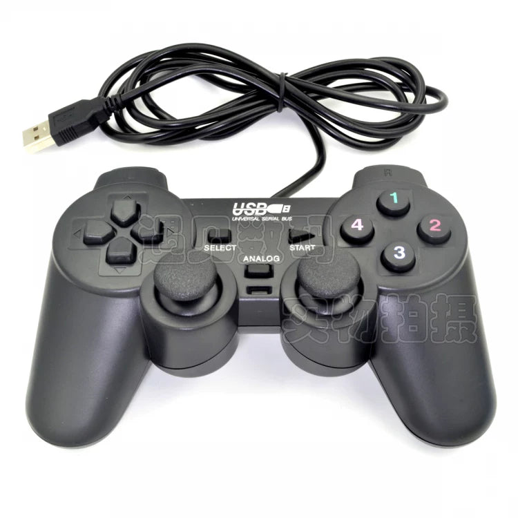 Canlı futbol arcade win xp/7/8/10 PC cüt USB kompüter simli rokçu vibrasiya oyun nəzarətçisi