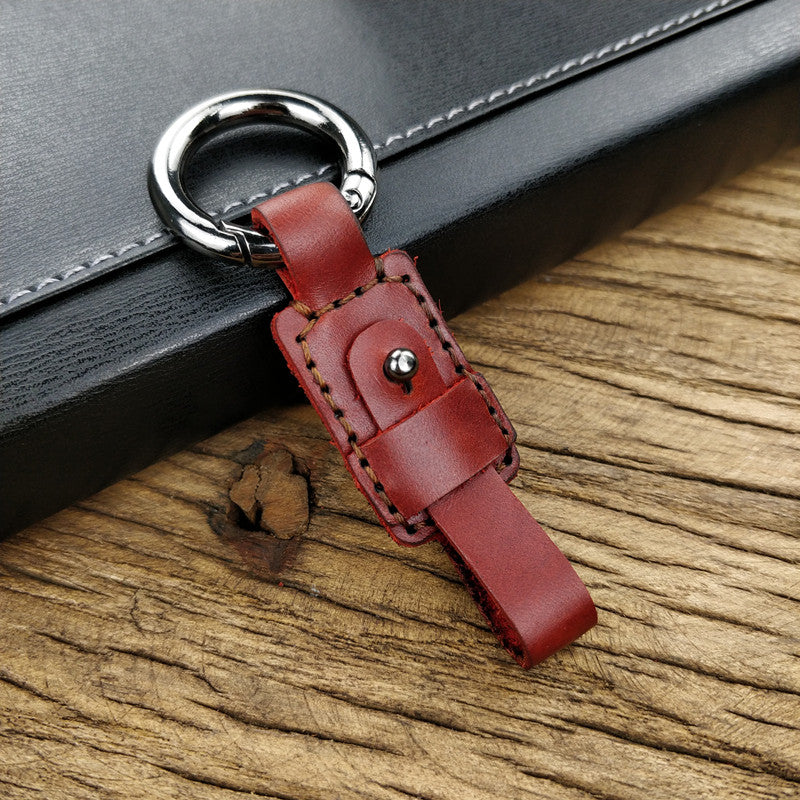 Car key chain, unisex, genuine leather, Volkswagen, Audi, Mercedes-Benz, BMW, Ford, Toyota, Korean style.
