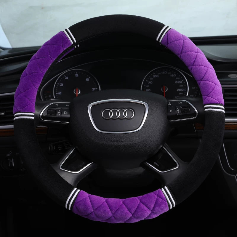 Yeni Sükan Qapağı, Bütün Mövsümlər üçün Universal Qış Qısa Peluş Sükan Qapağı, Sürüşməyən və Nəfəs Alır