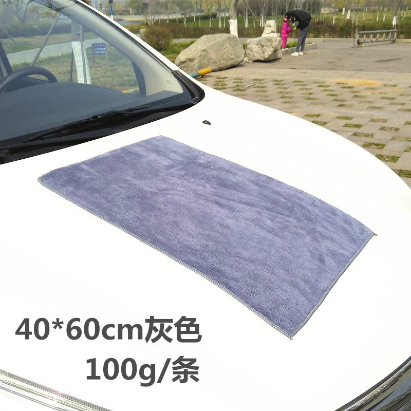 Avtomobil Absorbent Kiçik Ölçü 40*60 Avtomobil Yuma Dəsmalı Avtomobil Təmizləyici Bezi Qalınlaşdırılmış Xüsusi Salfetlər Təmizləyici Parça Avtomobil Yuma