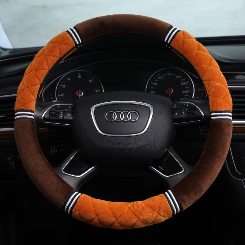 Yeni Sükan Qapağı, Bütün Mövsümlər üçün Universal Qış Qısa Peluş Sükan Qapağı, Sürüşməyən və Nəfəs Alır