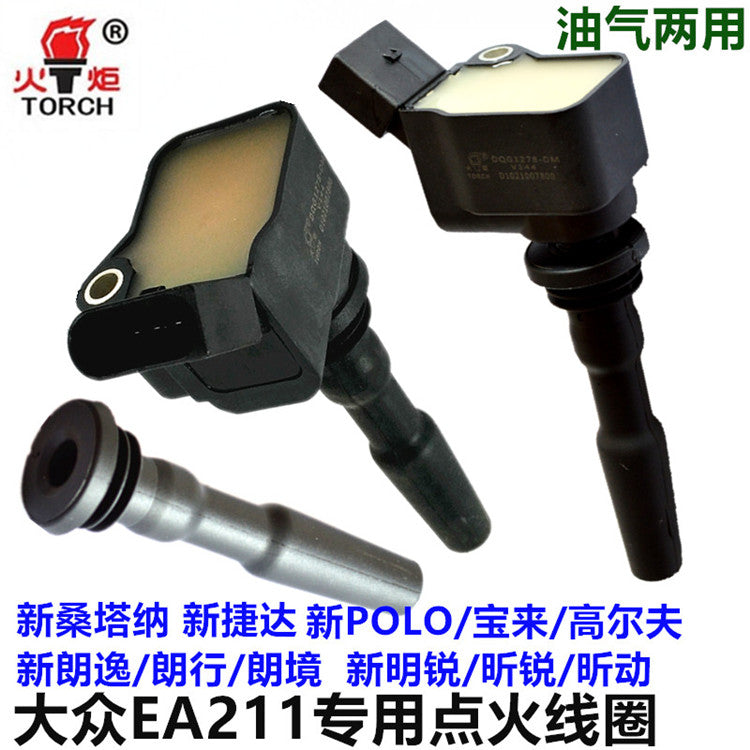 The special ignition coil is compatible with the new Jetta, new Santana and Rapid models 2013-2015-2017-2018 with high-voltage coils.