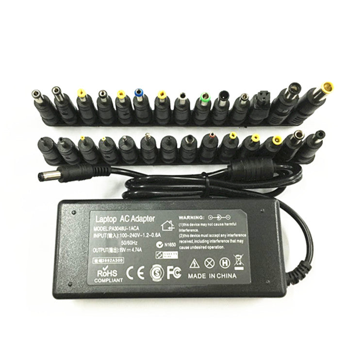 90W çoxfunksiyalı noutbuk enerji adapteri 19V4.74 universal şarj cihazı 30 adapter adapteri ilə birlikdə verilir