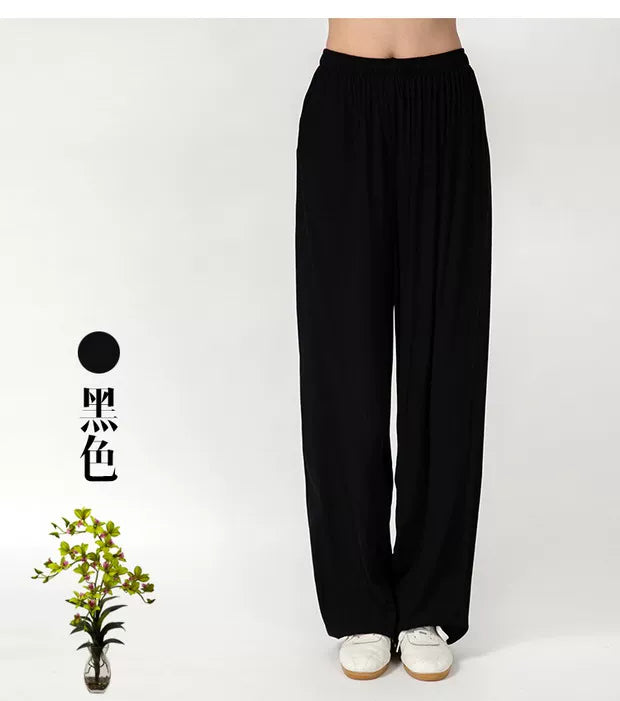Pambıq çiçəkləri, kişilər və qadınlar üçün Tai Chi kostyumları, səhər məşqləri üçün yaz və yay Tai Chi kostyumları, döyüş sənətləri üçün məşq şalvarları, ağcaqanad əleyhinə məişət yoqa şalvarları