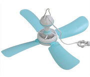 Huajiu dörd yarpaqlı kiçik tavan ventilyatoru çarpayı yataqxanası ventilyatoru mini 4 səhifəlik kiçik fan tələbə ağcaqanad torlu fan səssiz tavan ventilyatoru