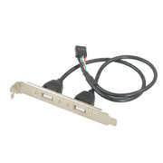 USB2.0 arxa şassi çərçivəsi kabeli/ana plata 9pin ikili USB3.0 çərçivə adapter kabeli qorunan naqil mis nüvə 2U yarım hündürlük 8CM çərçivə USB kiçik şassi genişləndirmə çərçivəsi DuPont 2.54