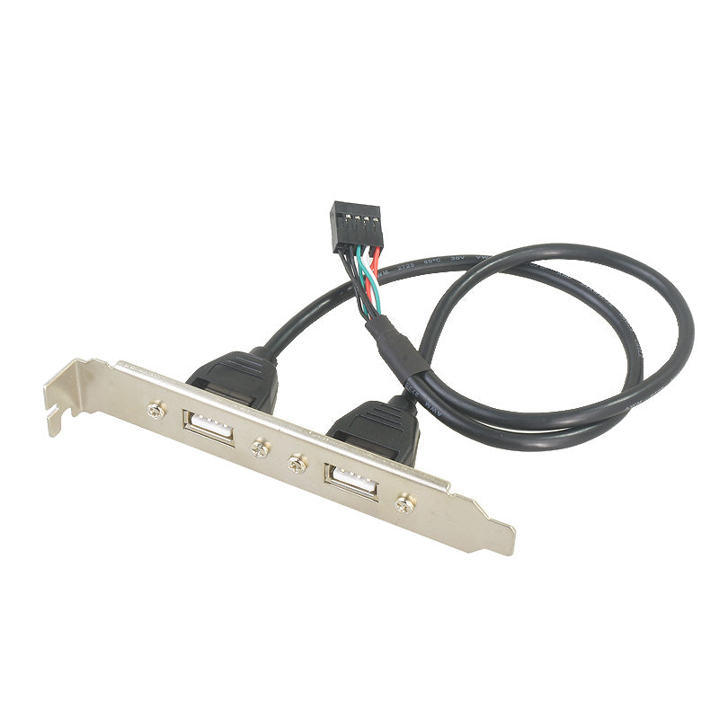 USB2.0 arxa şassi çərçivəsi kabeli/ana plata 9pin ikili USB3.0 çərçivə adapter kabeli qorunan naqil mis nüvə 2U yarım hündürlük 8CM çərçivə USB kiçik şassi genişləndirmə çərçivəsi DuPont 2.54