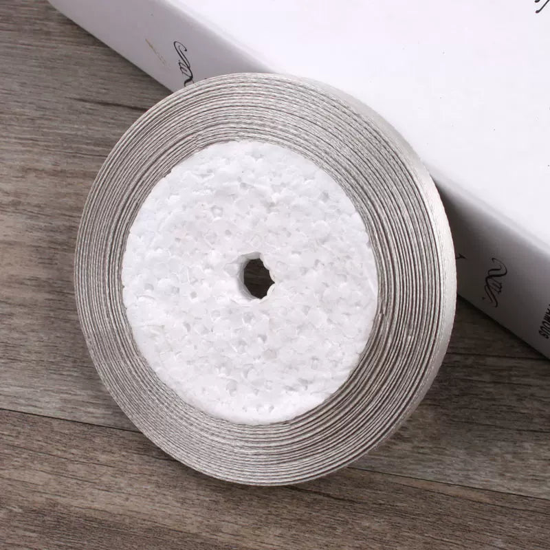 6mm geniş atlaz lent qırmızı toxunma parça lent 6mm qablaşdırma hörülmüş saç lenti nazik lent baş geyimi saç aksesuarları qızıl sap lent