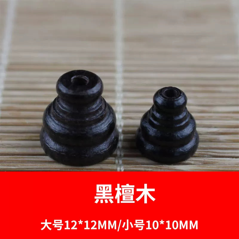 Təbii səndəl ağacı Budda başı bərk ağac paqoda papaqları DIY bilərziklər Budda muncuqları zərgərlik aksesuarları kiçik badımcan başı qırmızı səndəl ağacı qara ağac