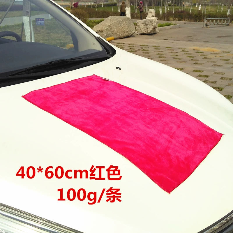 Avtomobil Absorbent Kiçik Ölçü 40*60 Avtomobil Yuma Dəsmalı Avtomobil Təmizləyici Bezi Qalınlaşdırılmış Xüsusi Salfetlər Təmizləyici Parça Avtomobil Yuma