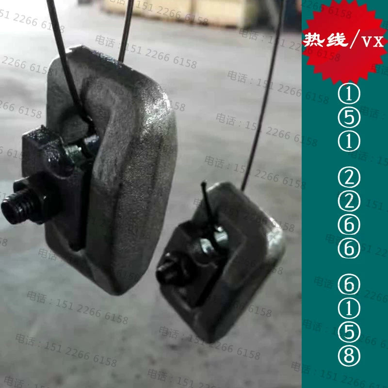 Forklift sürüşməyən zəncir aksesuarları 50 Forklift təkərləri qoruyucu zəncir aksesuarları üzük düyməsi Təkər təkərini qoruyan zəncir birləşdirən qandal